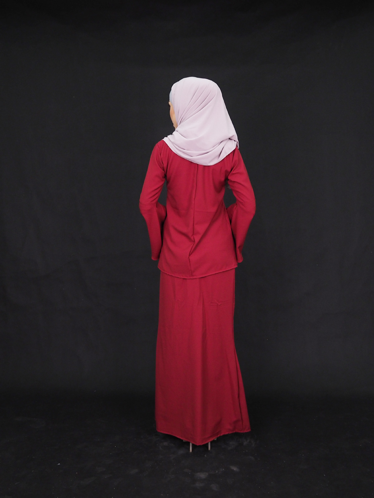 SW4249 Baju Kurung (PLUS SIZE) Maroon