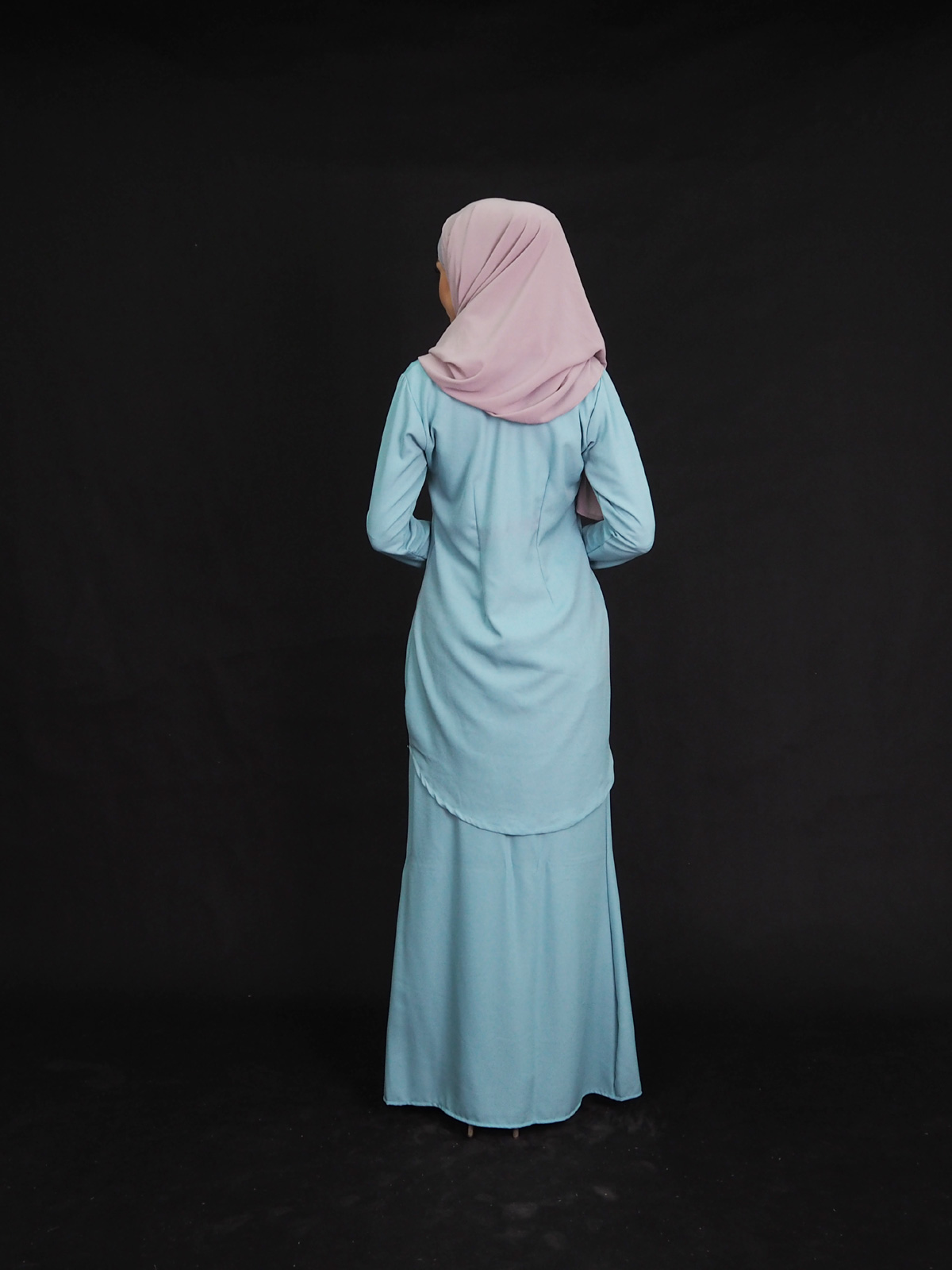 SW4250 Baju Kurung (PLUS SIZE) Blue