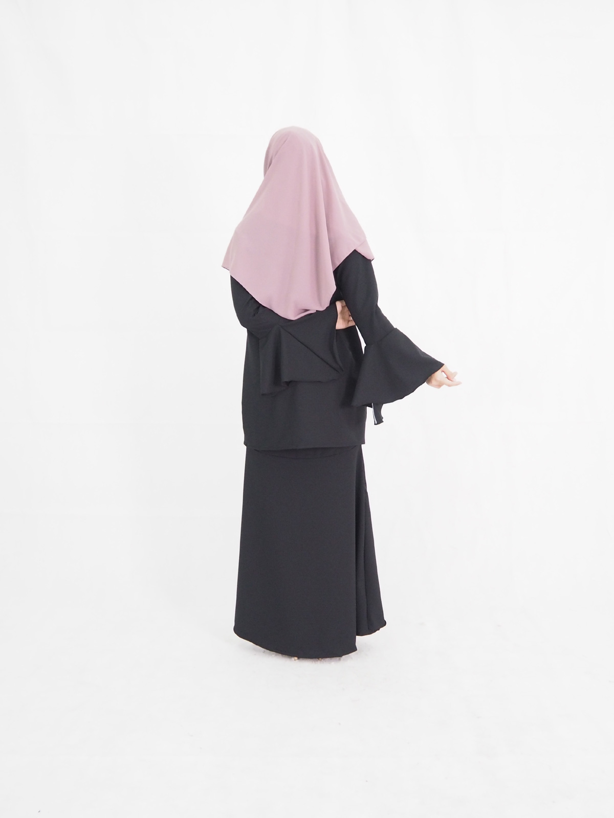 SW4255 Baju Kurung (MATERNITY) Black