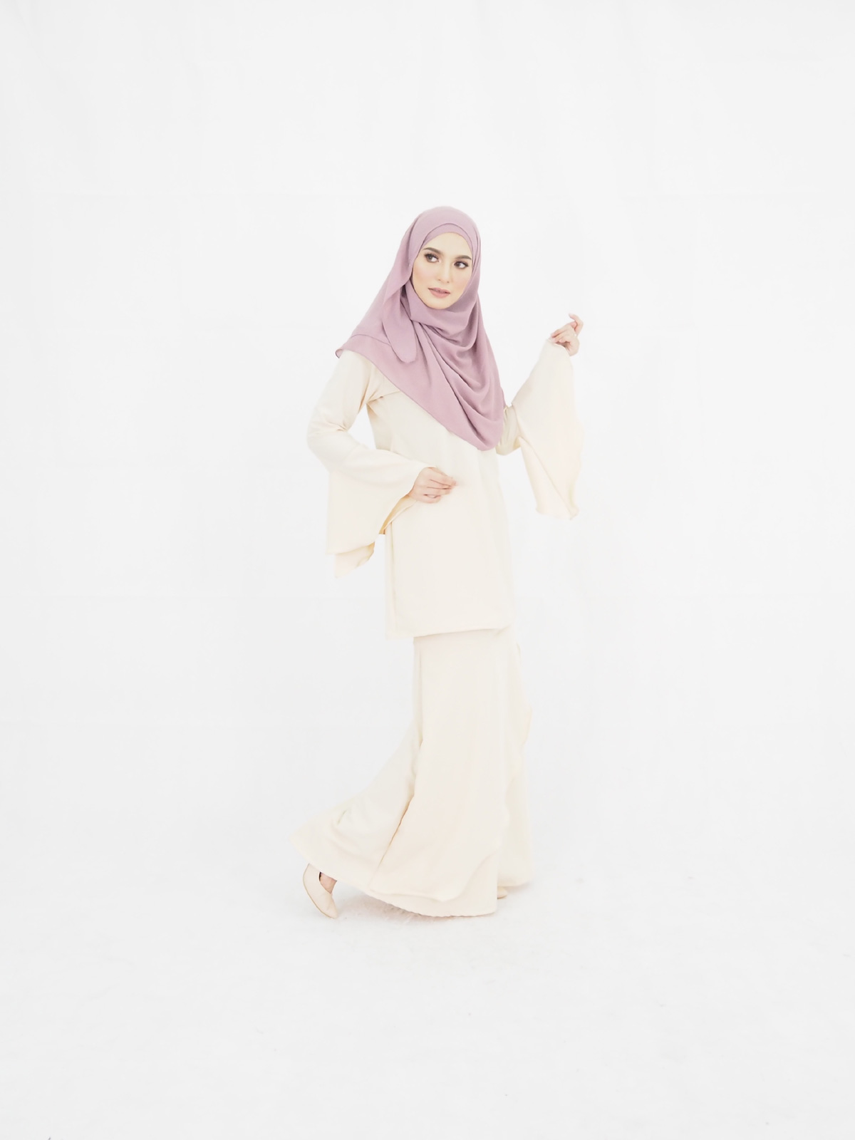 SW4255 Baju Kurung (MATERNITY) Cream
