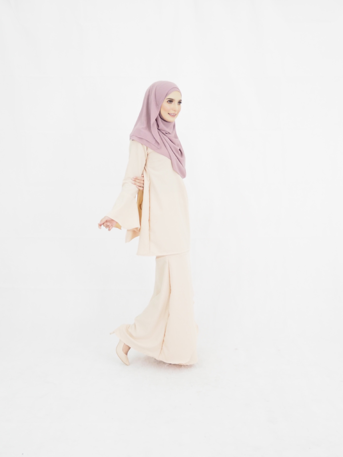 SW4255 Baju Kurung (MATERNITY) Dark Brown