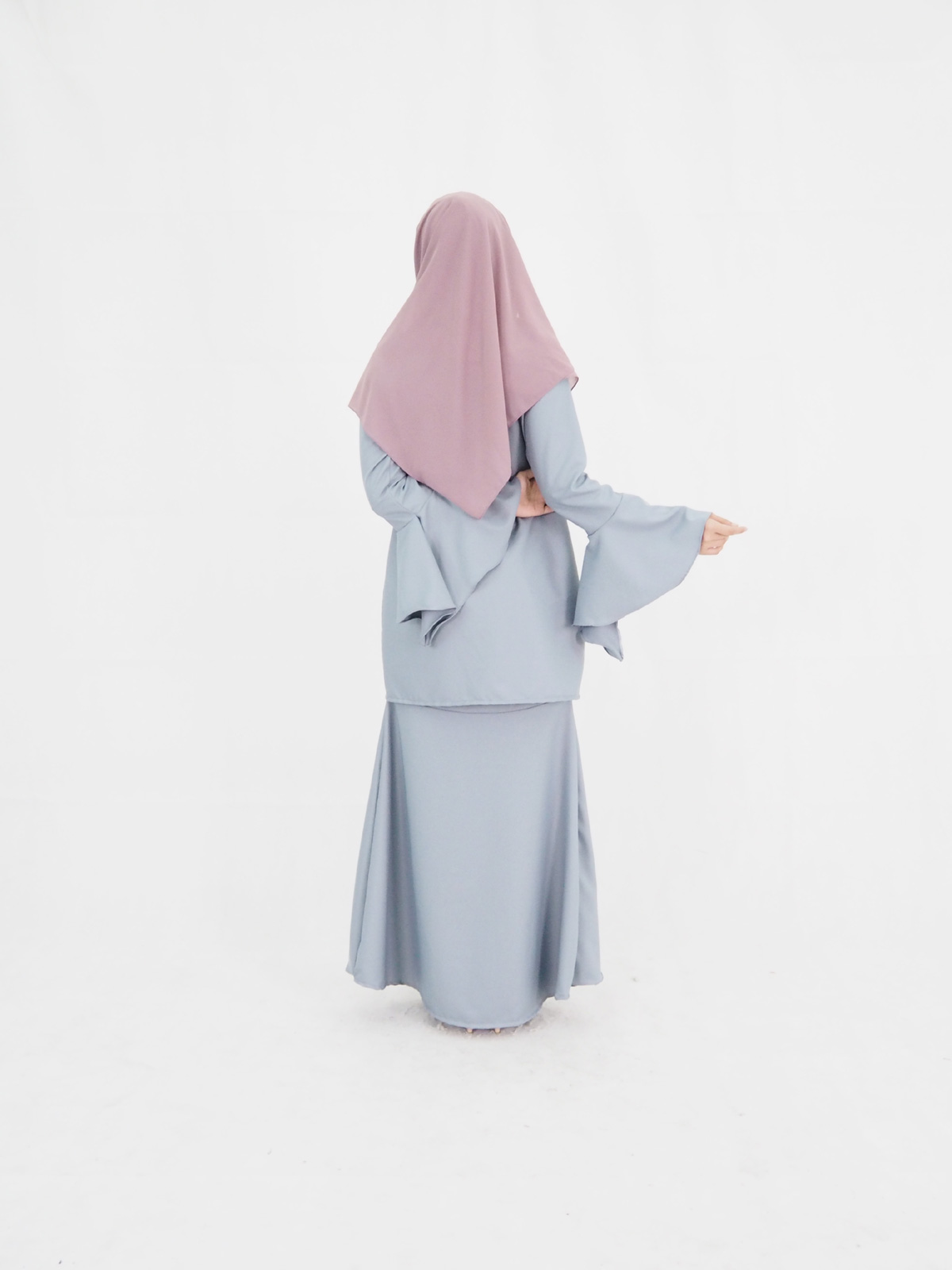 SW4255 Baju Kurung (MATERNITY) Grey