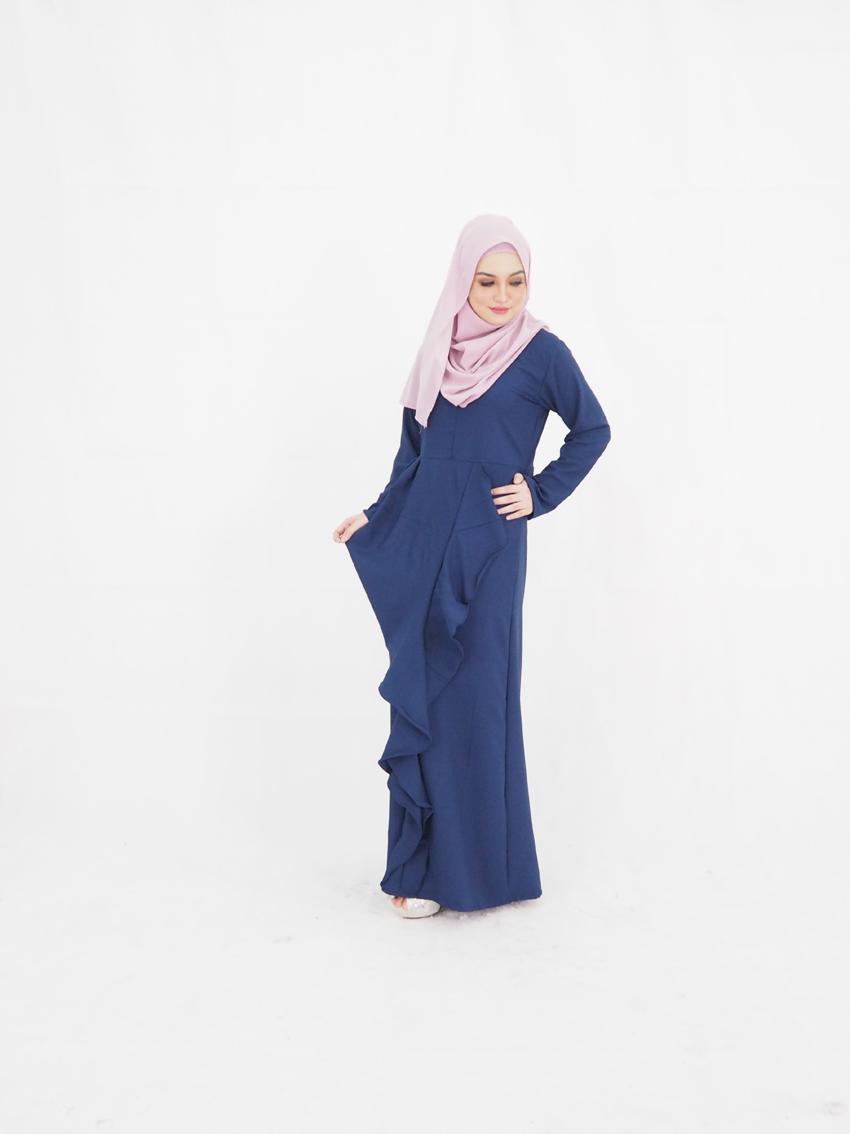 SW4257 Jubah Dress (MATERNITY) Dark Blue