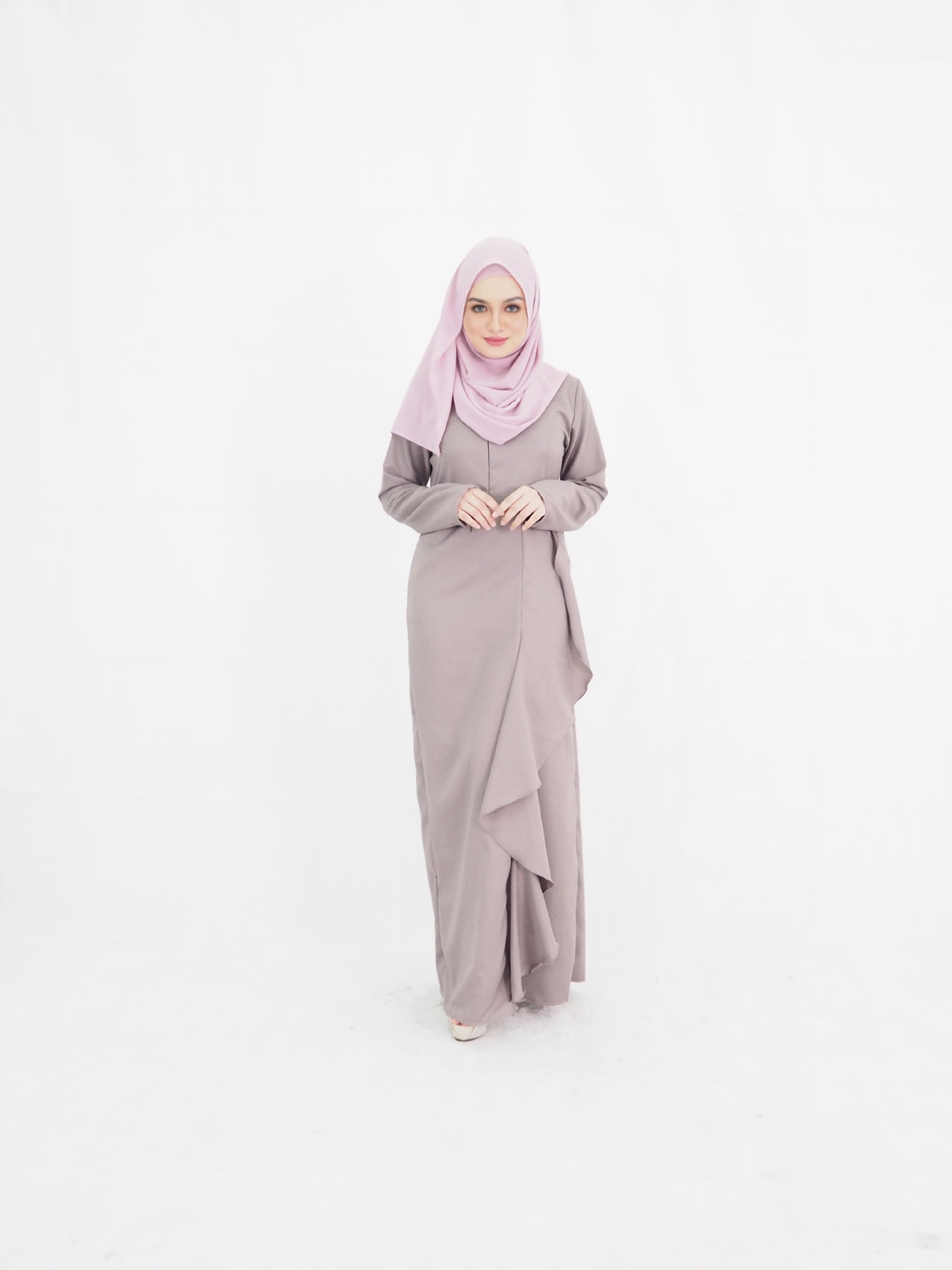 SW4257 Jubah Dress (MATERNITY) Grey