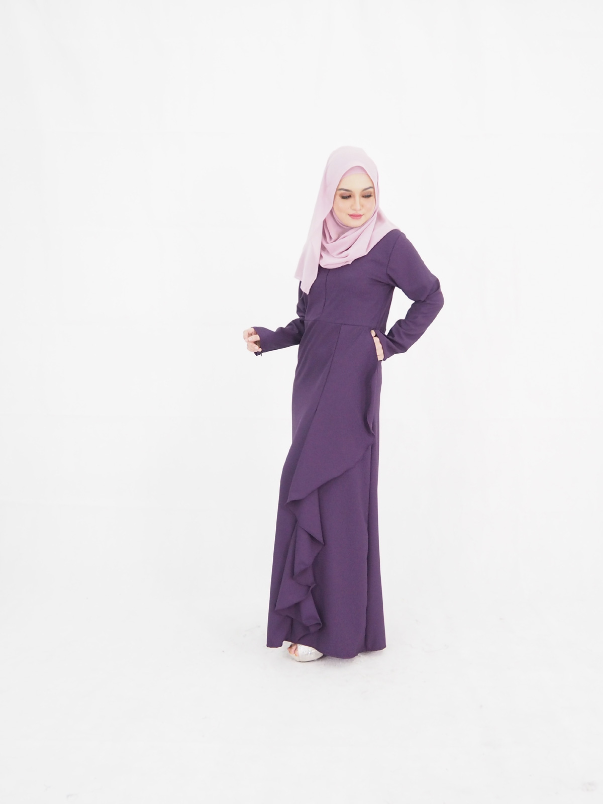 SW4257 Jubah Dress (MATERNITY) Purple