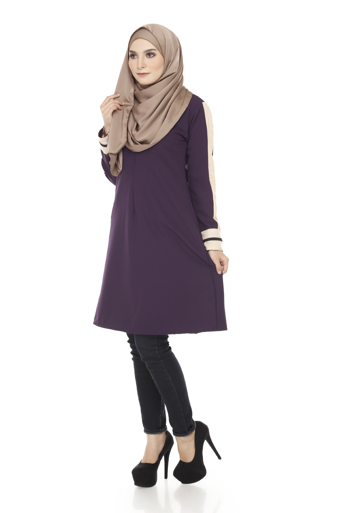 SW4260 Blouse (MATERNITY) Purple