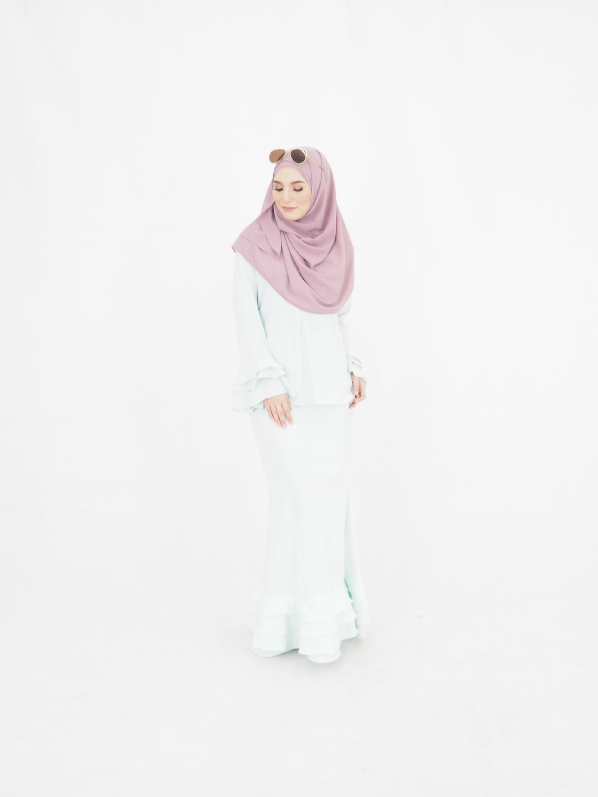SW4261 Baju Kurung (PLUS SIZE) Green
