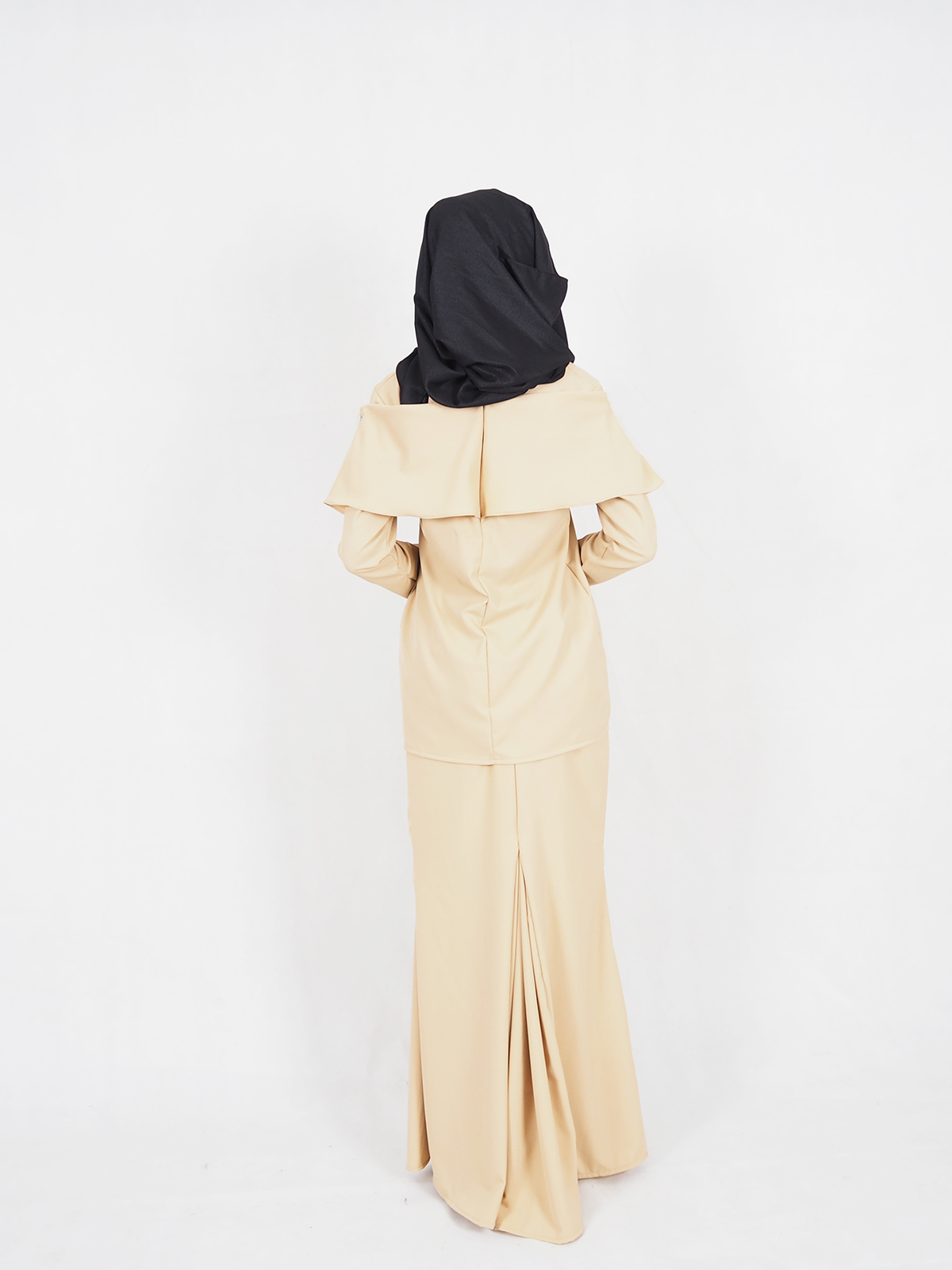 SW4265 Baju Kurung Dark Brown