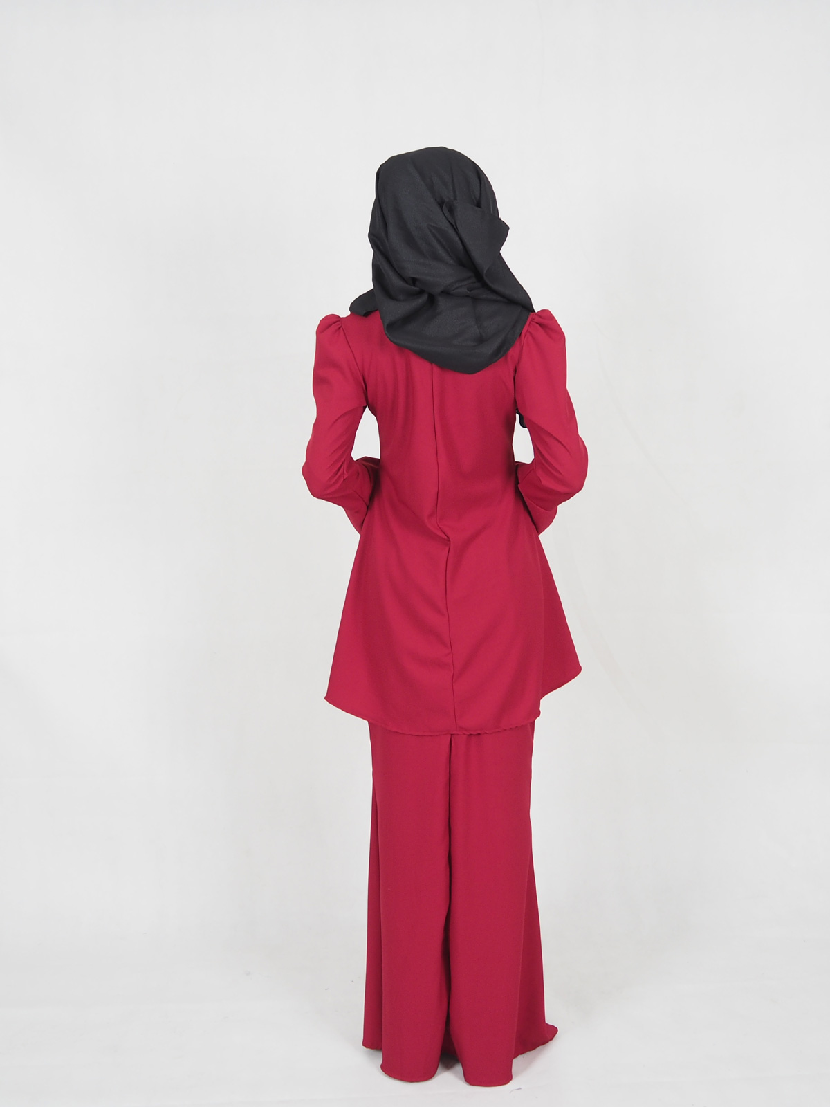 SW4266 Baju Kurung Maroon