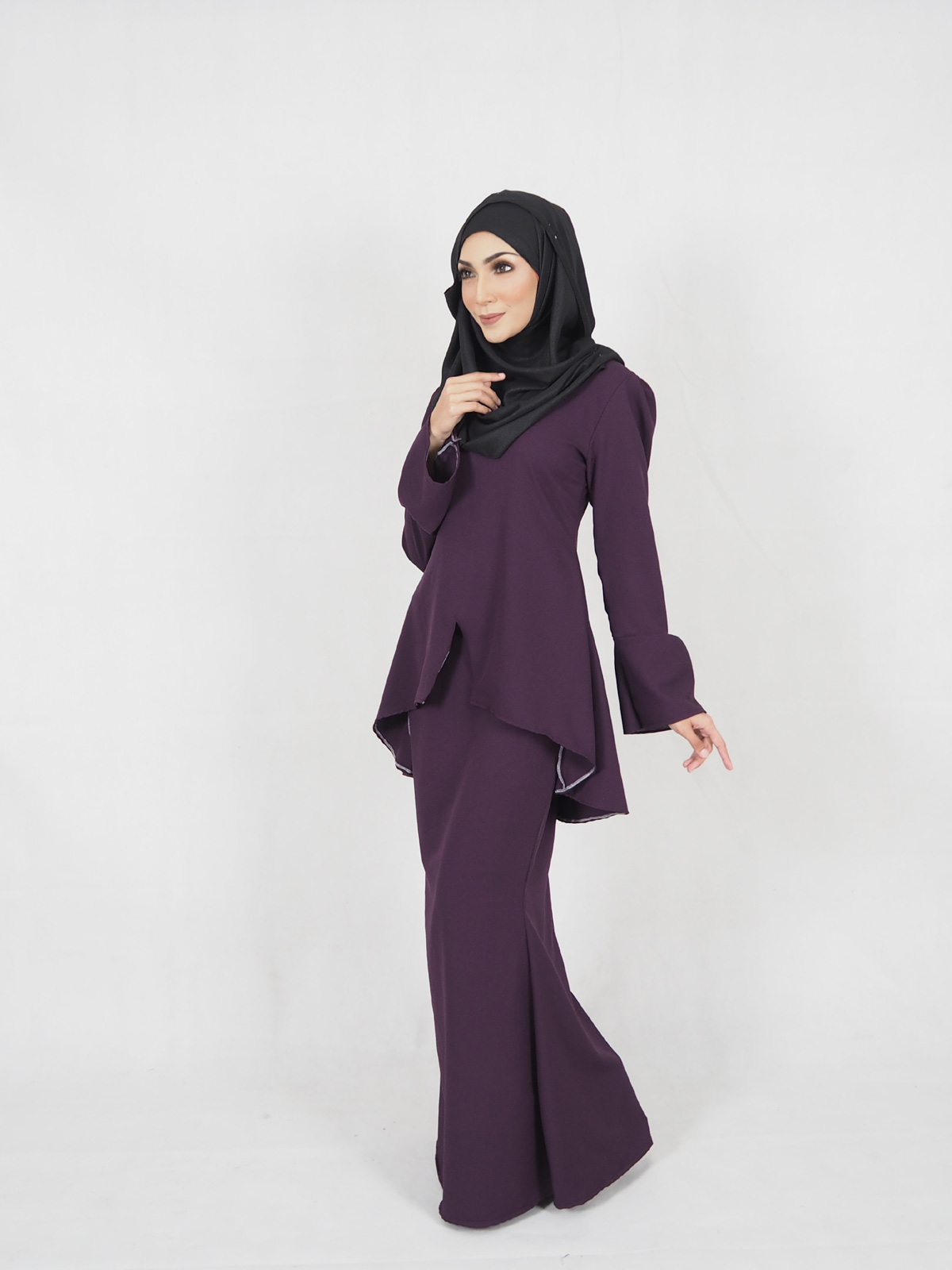 SW4270 Baju Kurung Purple
