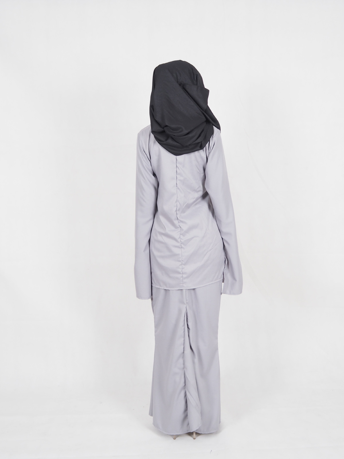 SW4276 Fashion Baju Kurung Grey