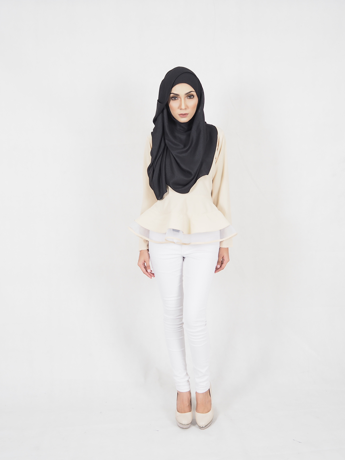 SW4278 Trendy Blouse Cream