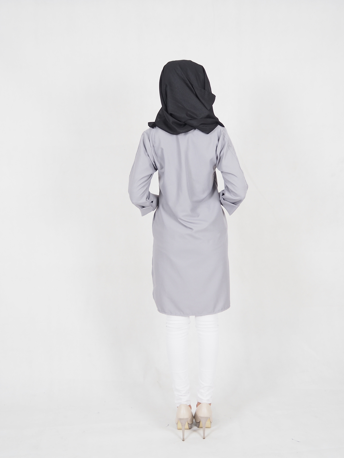 SW4279 Fashion Blouse Grey