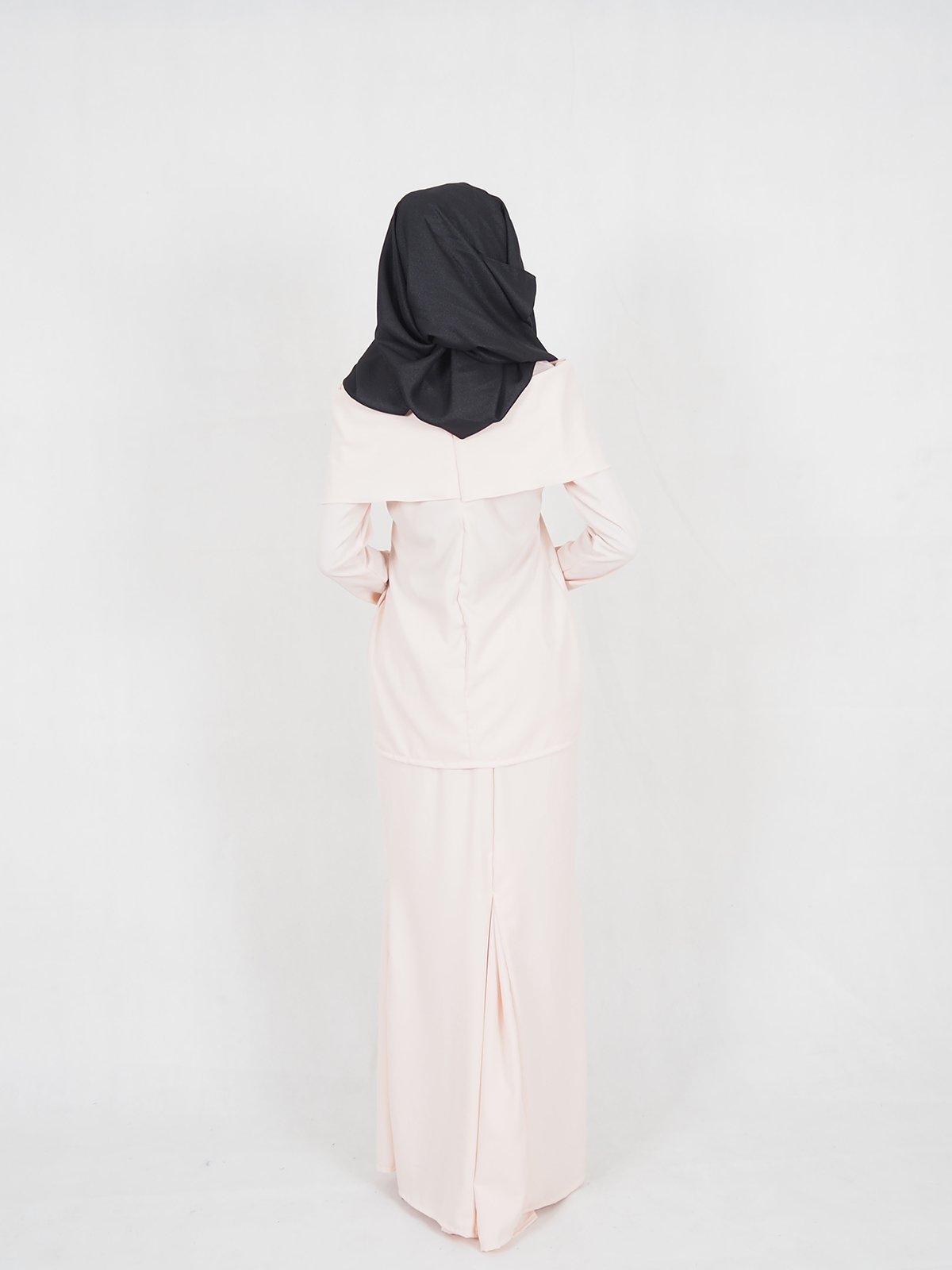 SW4285 Baju Kurung (PLUS SIZE) Peach