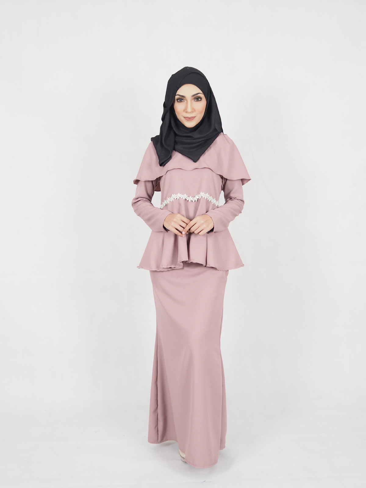SW4286 Baju Kurung (PLUS SIZE) Pink