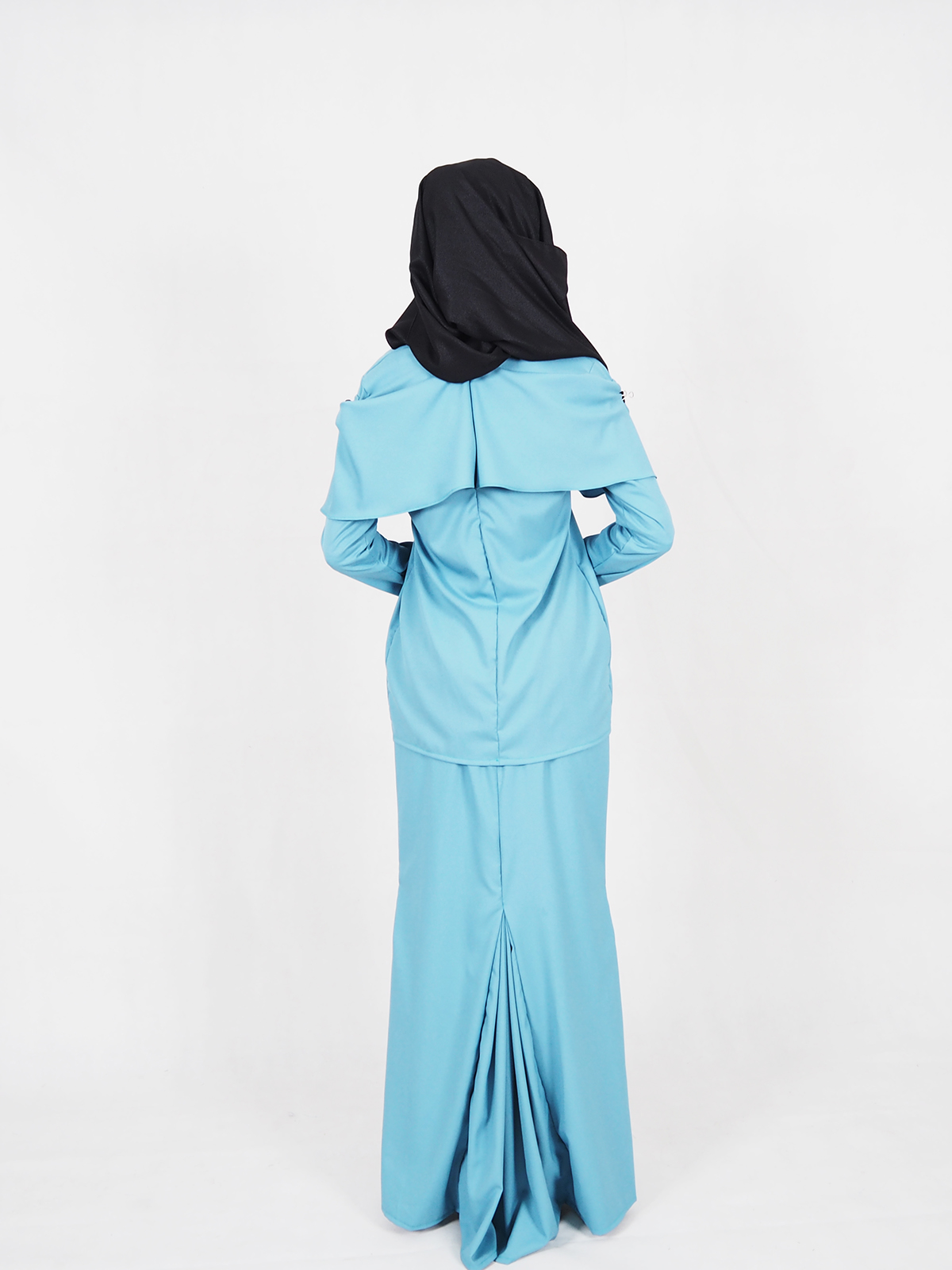 SW4292 Baju Kurung (BREASTFEEDING) Blue
