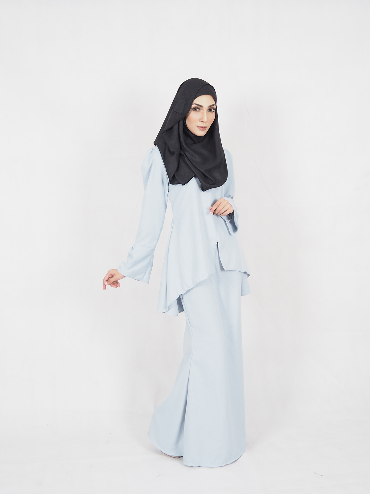 SW4297 Baju Kurung (MATERNITY) Light Blue