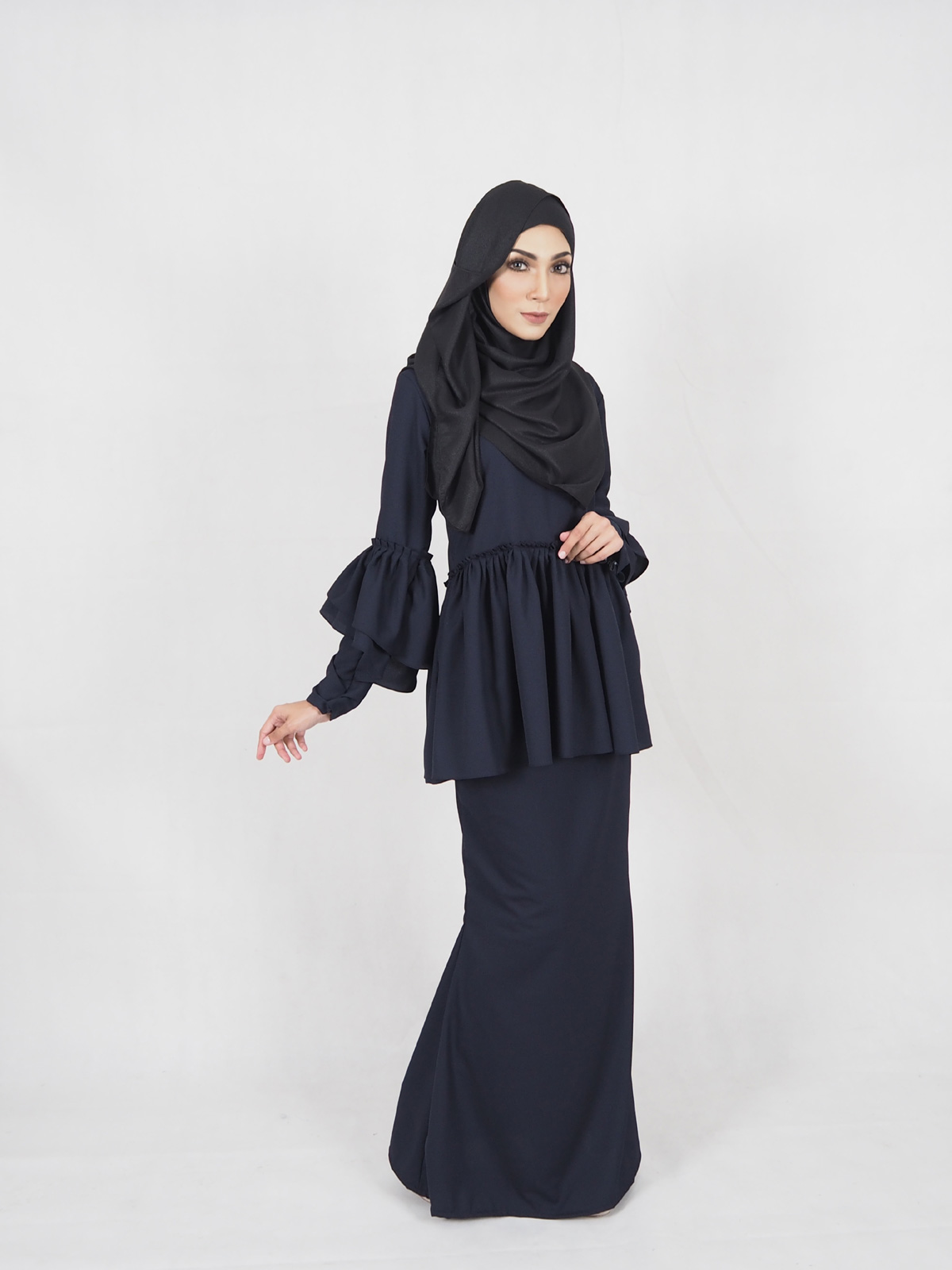 SW4298 Baju Kurung (MATERNITY) Dark Blue