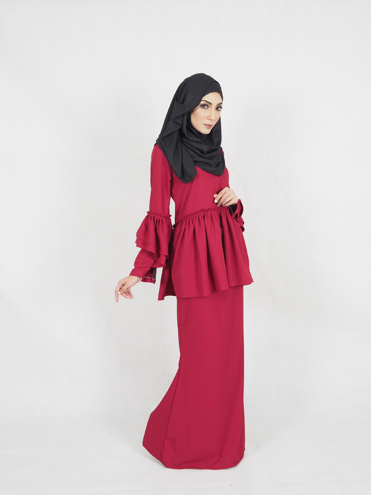 SW4298 Baju Kurung (MATERNITY) Maroon