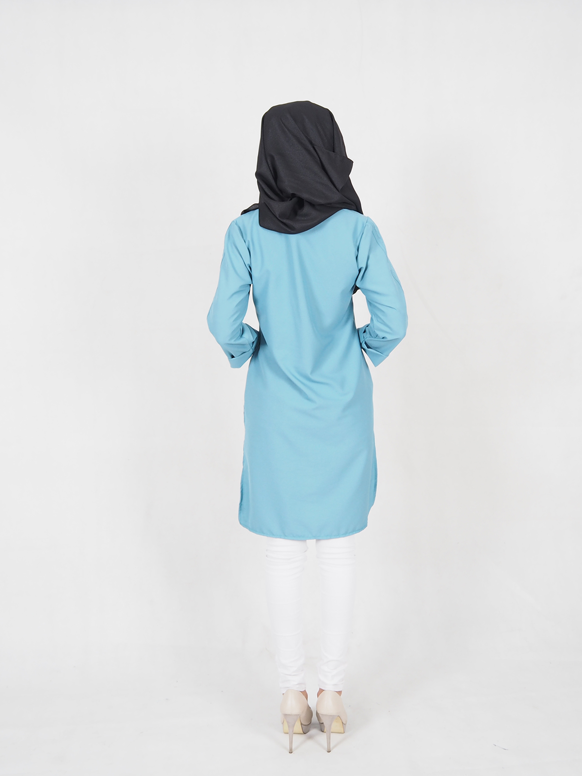 SW4305 Blouse (MATERNITY) Blue