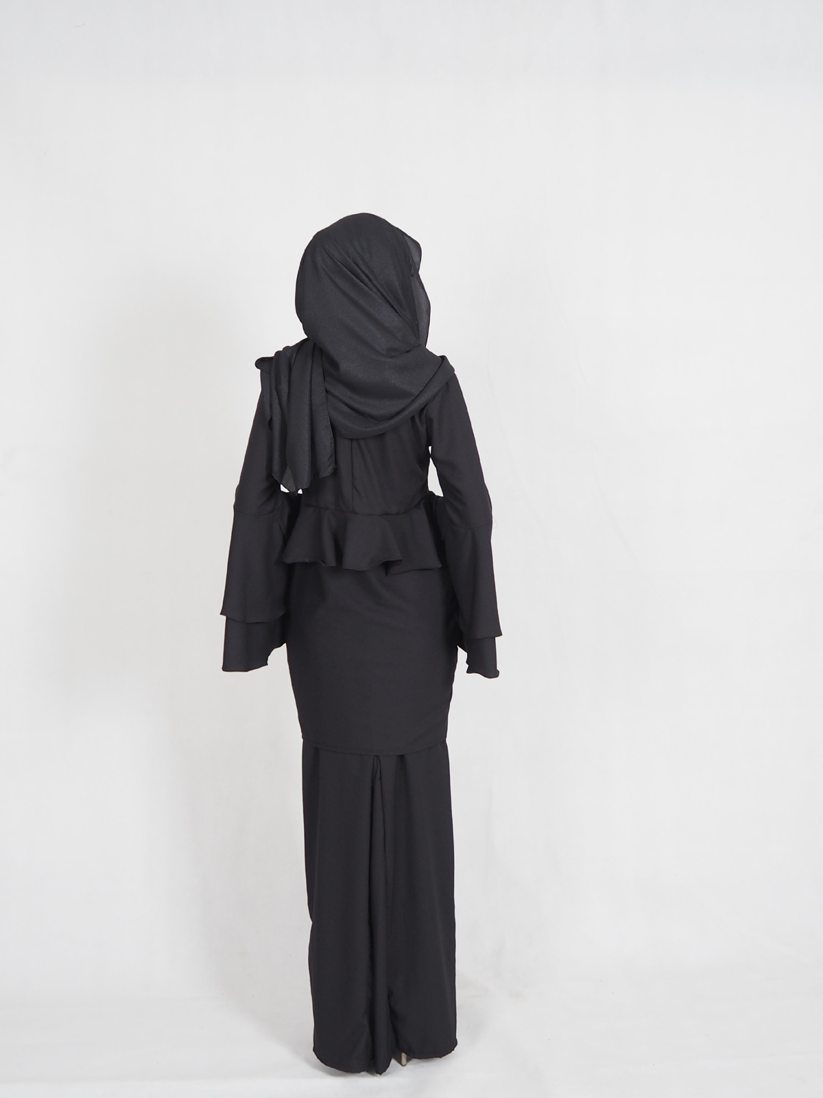 SW4307 Baju Kurung Black