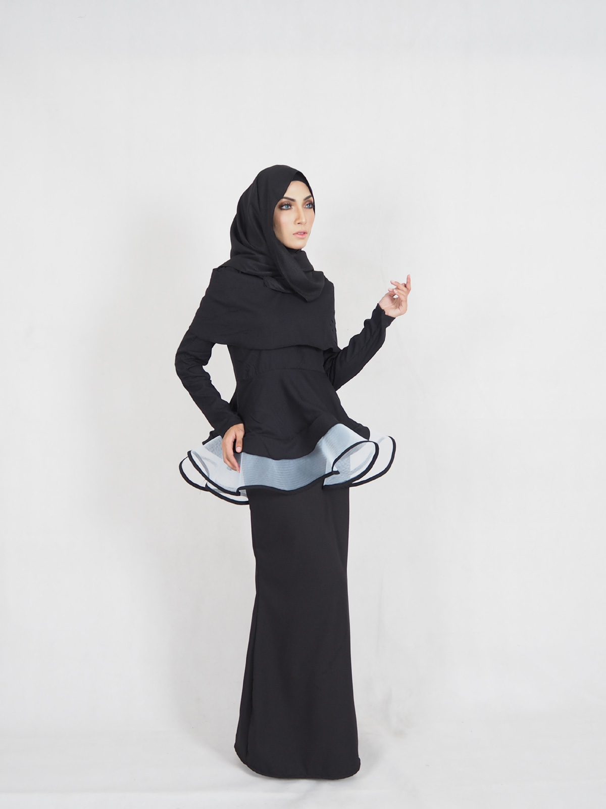 SW4310 Baju Kurung Black