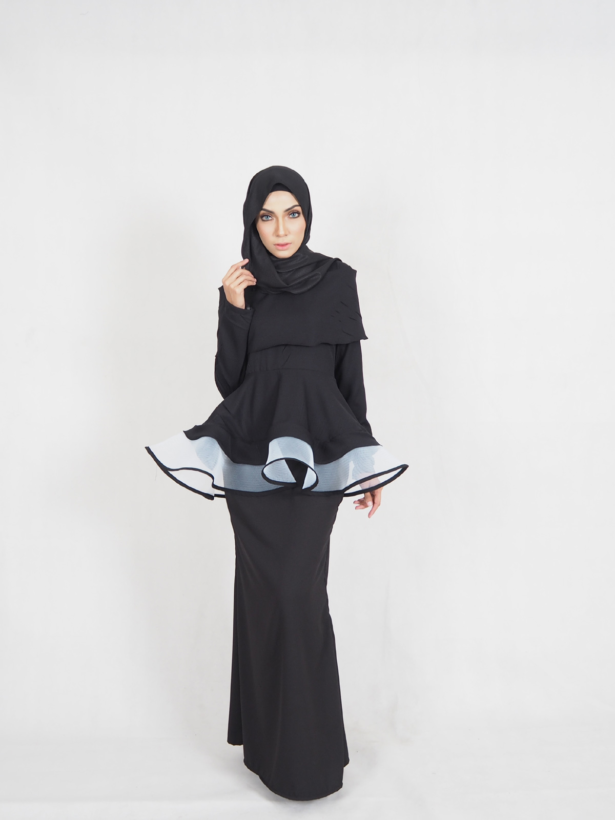 SW4310 Baju Kurung Black