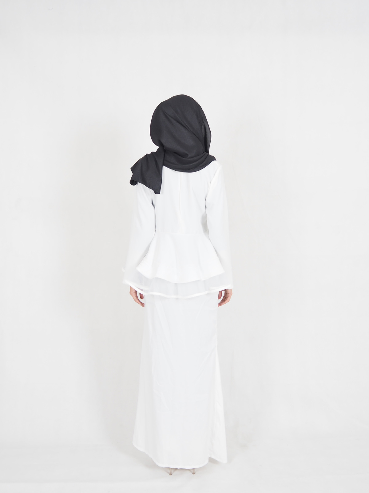 SW4310 Baju Kurung White