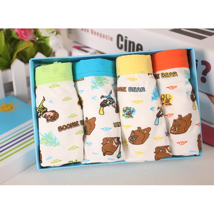 MW40005 Kid Boy's Underwear 4pcs