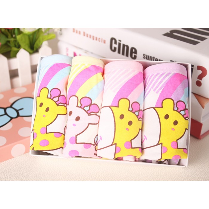 MW40011 Kid Girl's Underwear 4pcs