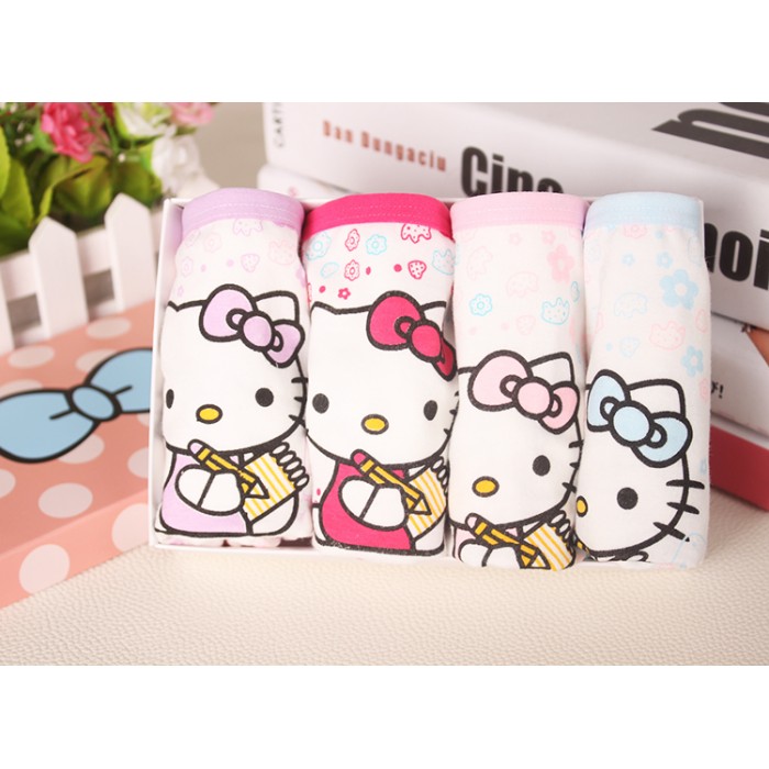 MW40013 Kid Girl's Underwear 4pcs