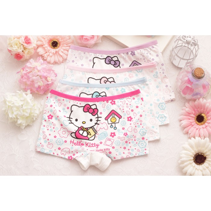 MW40013 Kid Girl's Underwear 4pcs