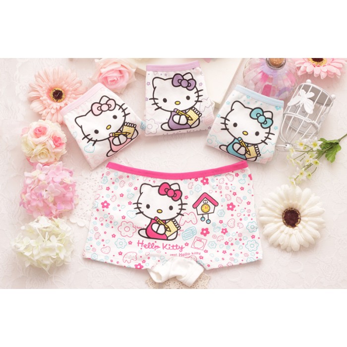 MW40013 Kid Girl's Underwear 4pcs