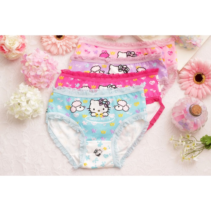 MW40014 Kid Girl's Underwear 4pcs