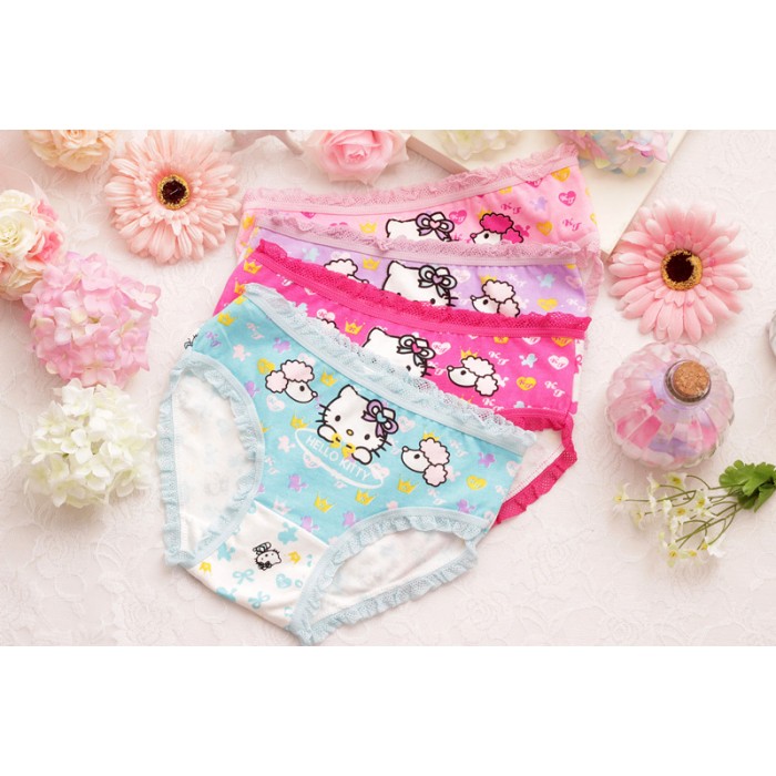 MW40014 Kid Girl's Underwear 4pcs