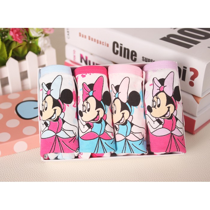 MW40016 Kid Girl's Underwear 4pcs