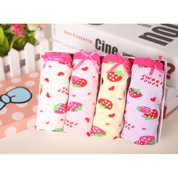 MW40018 Kid Girl's Underwear 4pcs