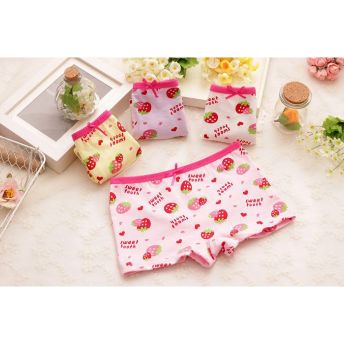MW40018 Kid Girl's Underwear 4pcs