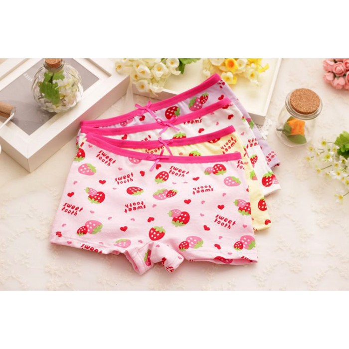 MW40018 Kid Girl's Underwear 4pcs