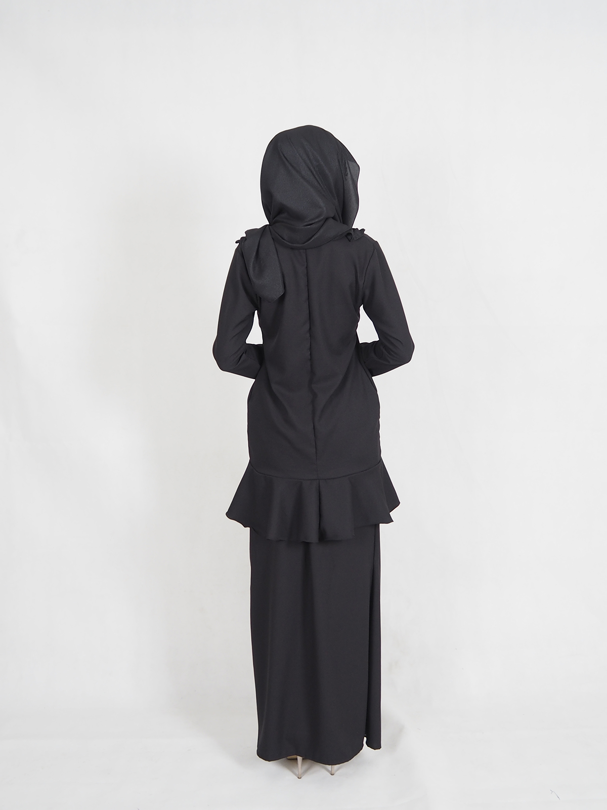 SW4318 Baju Kurung Black