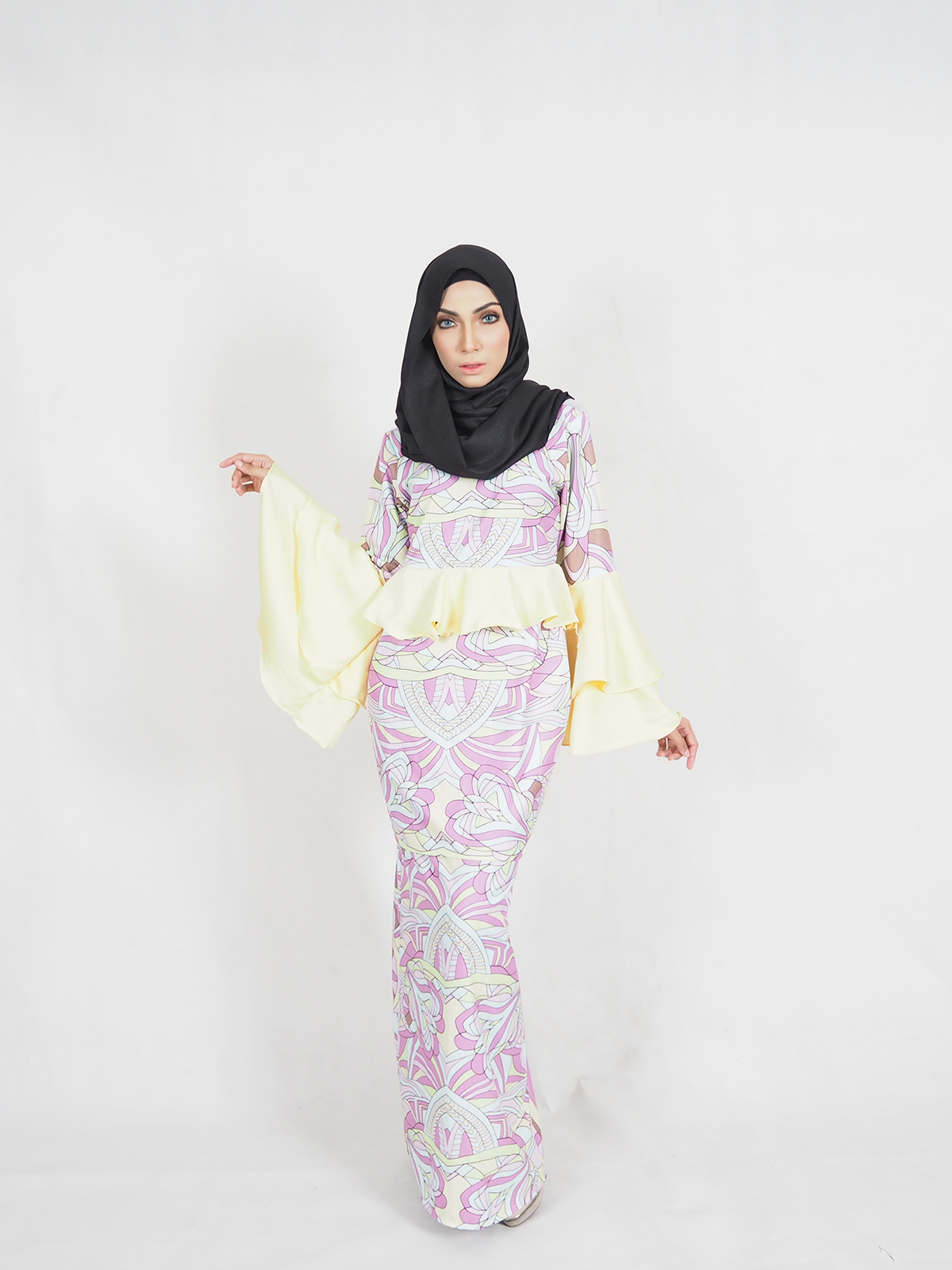 SW4338 Baju Kurung (PLUS SIZE) As Pic