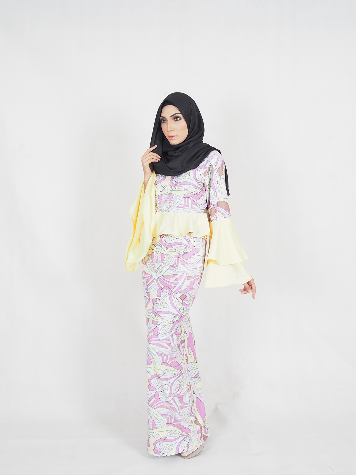 SW4338 Baju Kurung (PLUS SIZE) As Pic