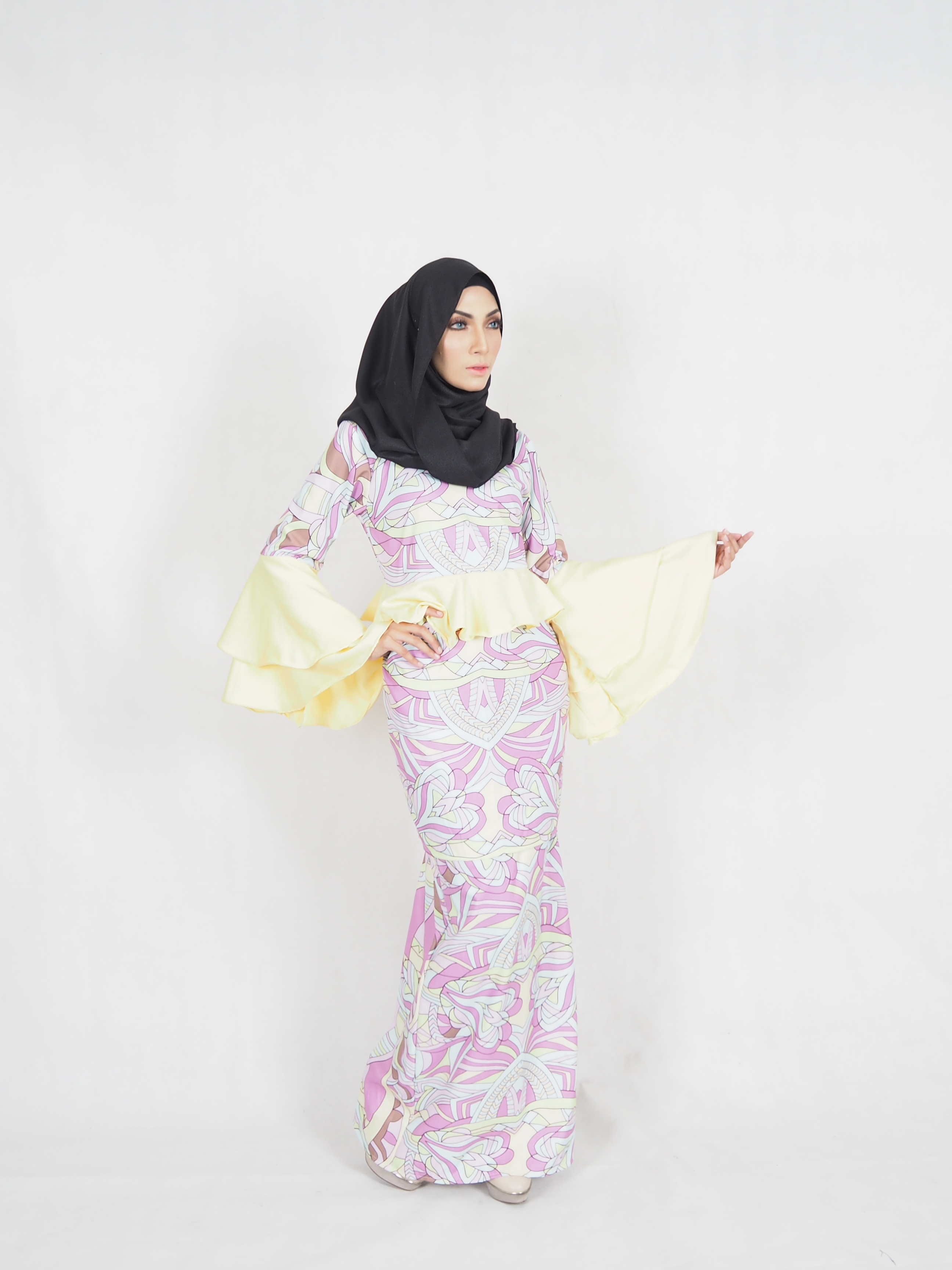 SW4338 Baju Kurung (PLUS SIZE) As Pic