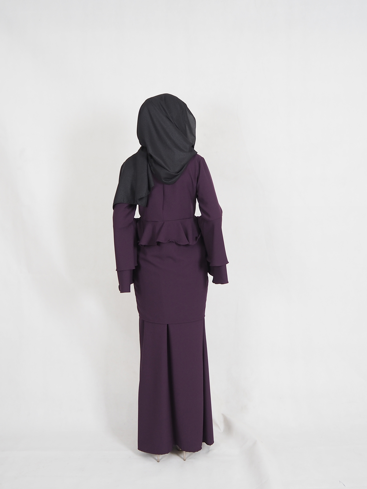 SW4340 Baju Kurung (PLUS SIZE) Purple