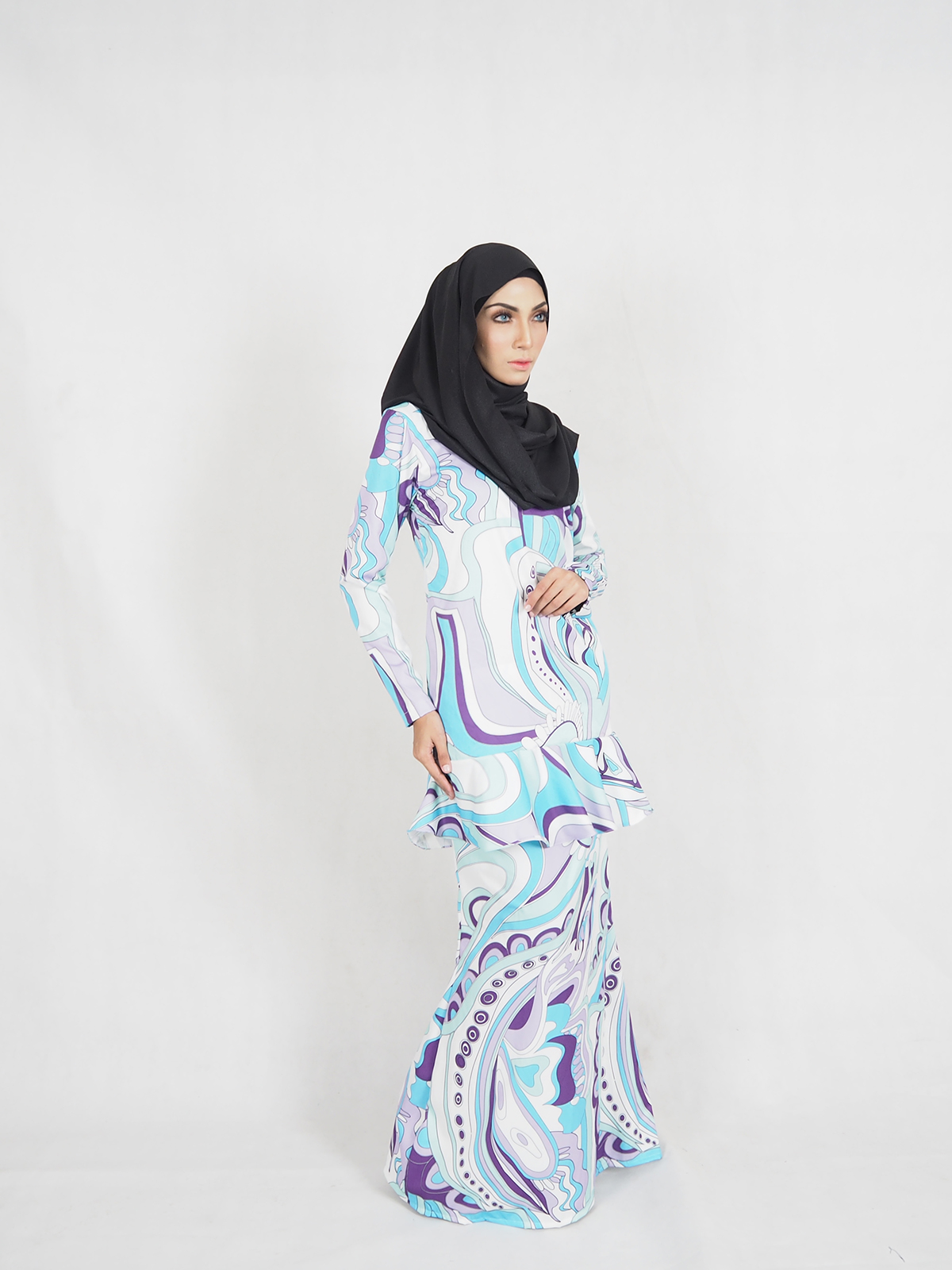 SW4341 Baju Kurung (PLUS SIZE) As Pic