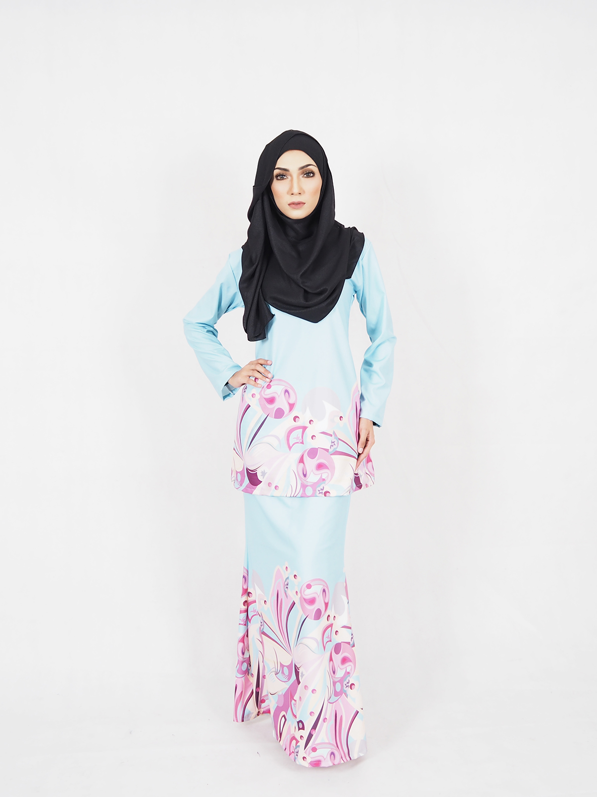 SW4348 Baju Kurung (PLUS SIZE) As Pic