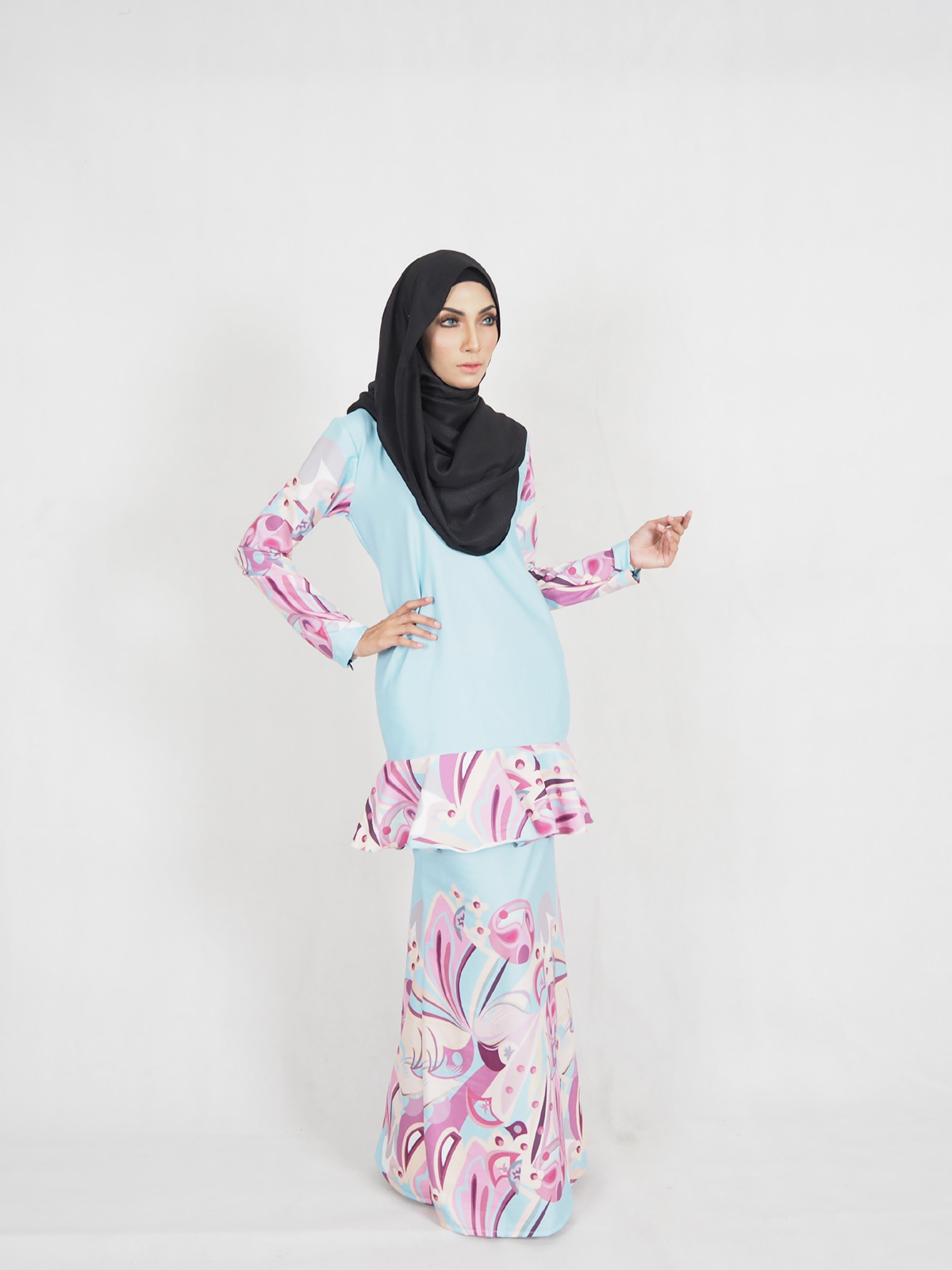 SW4351 Baju Kurung (PLUS SIZE) As Pic
