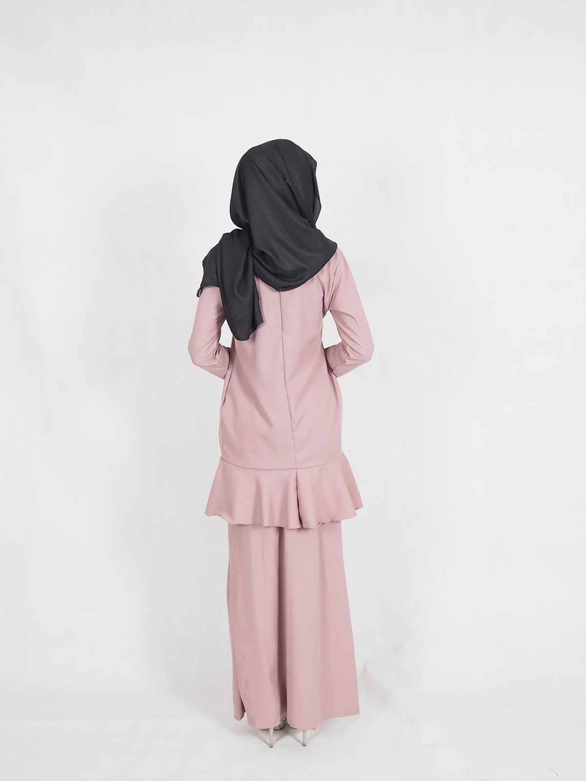 SW4353 Baju Kurung (PLUS SIZE) Pink