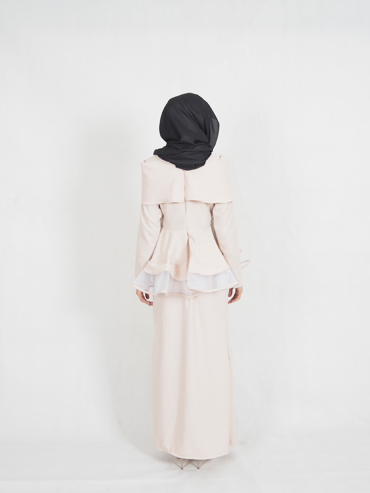 SW4355 Baju Kurung (PLUS SIZE) Cream