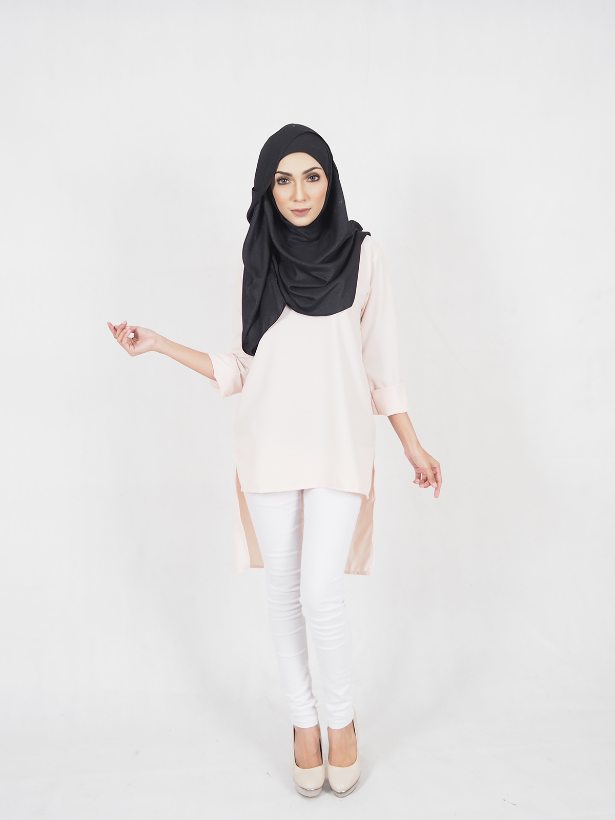 SW4365 Blouse (Plus Size) Peach